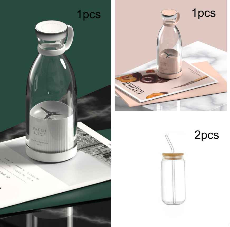 350ML Electric Juicer Blender Mixer USB Rechargeable Machine Household Portable Blender Maker Cup Kitchen Tool Kit