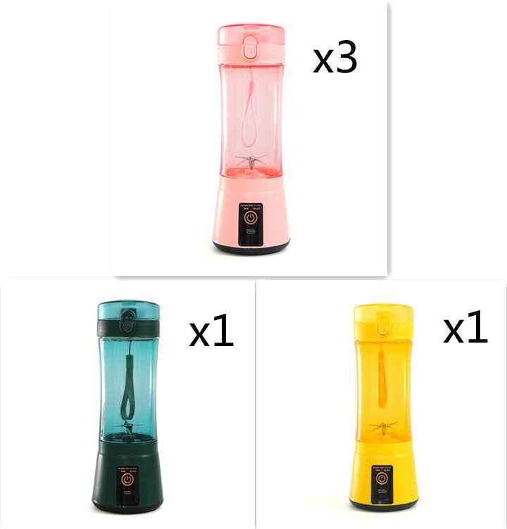 Portable Electric Fruit Juicer / Wireless USB Rechargeable Mini Mixer